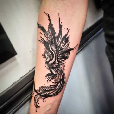 Phoenix rising tattoo - In the process, you save time and money. 50 phoenix tattoo designs. By now, you’ve some information about this amazing tattoo. Moved by the perks and popularity, you’d like to weigh your options. Here’s a list of top phoenix fire tattoo designs. 1. Phoenix small bird tattoo. Phoenix is a powerful and stunning symbol.